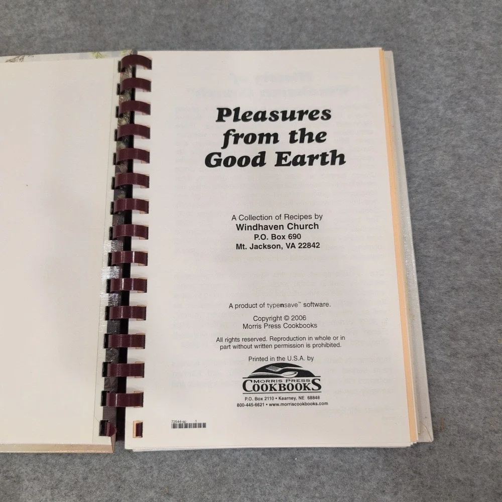 Morris Press Cookbooks pleasures from
